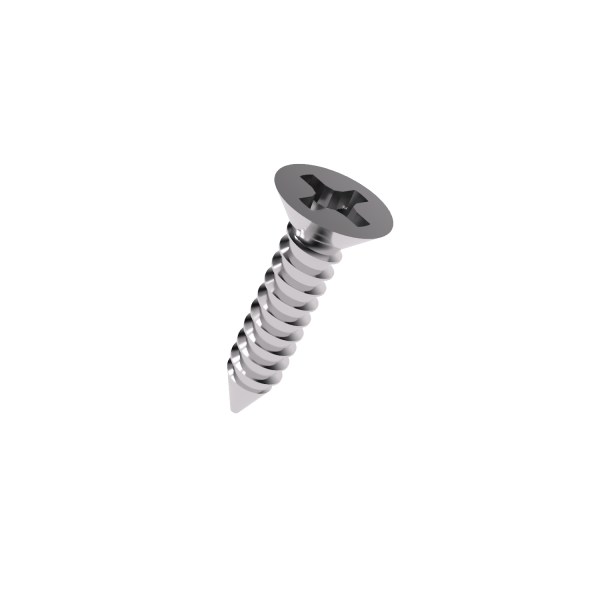 8g x 2.1/2 (4.2 x 63) Pozi CSK AB Self Tapping Screw A4 Stainless Steel