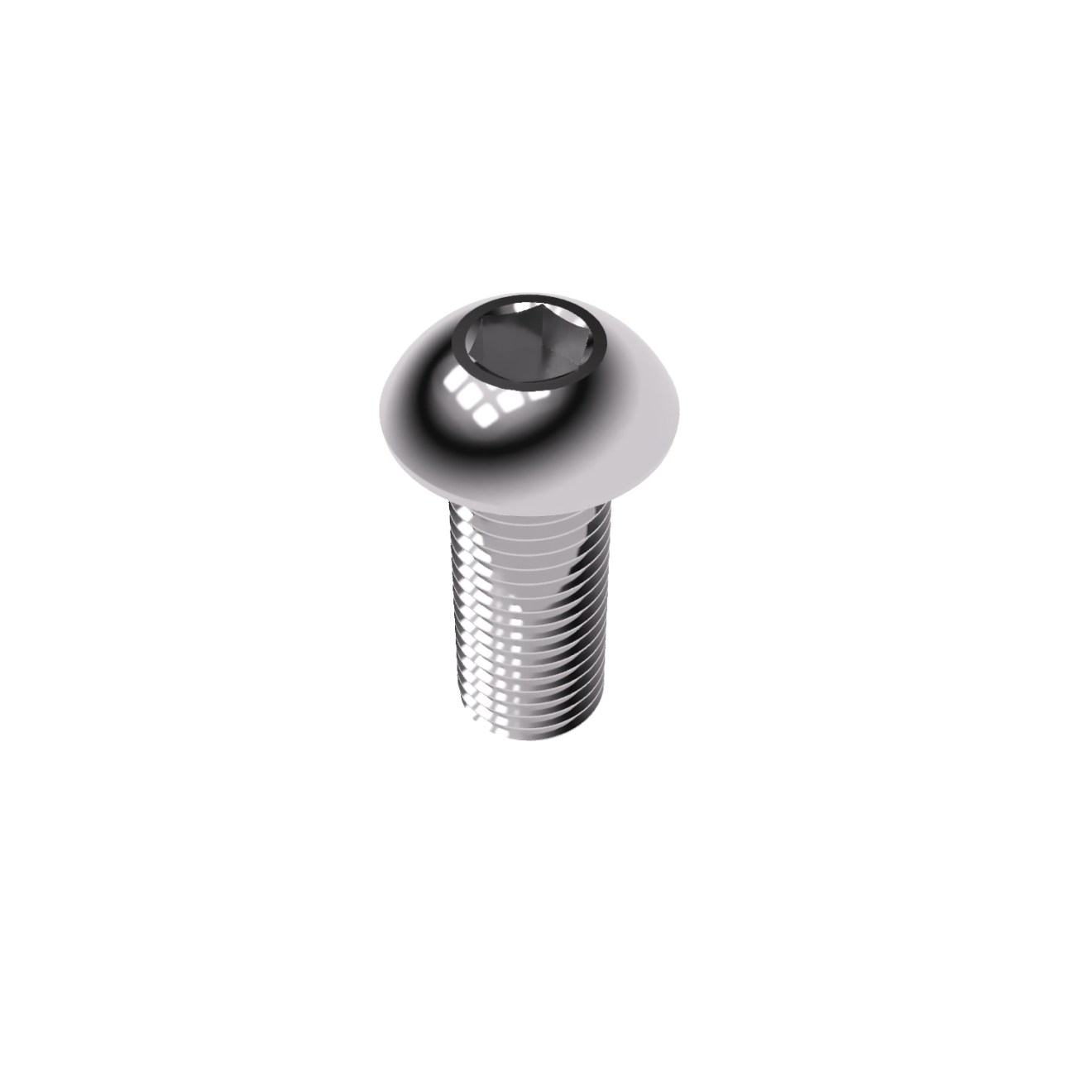 Button Insert M5 M5 x 30 Socket Button Screw A4 Stainless Steel - Tighten-Up Ltd