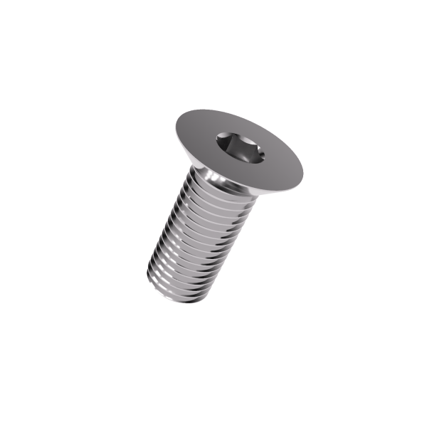 M10 x 20 Socket Csk Screw A2 Stainless Steel